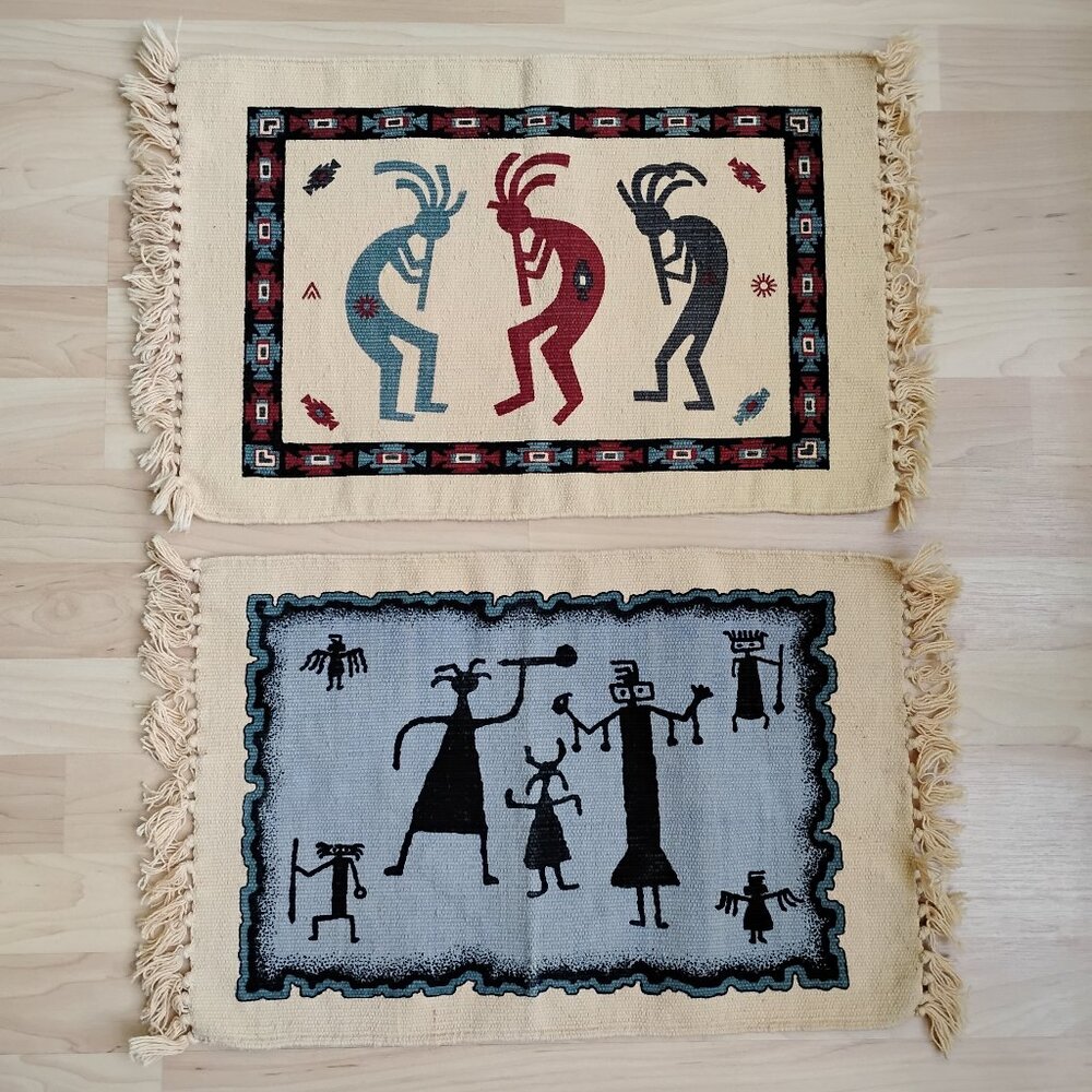 Set of 2 cotton placemats El Paso Saddle Blanket Co